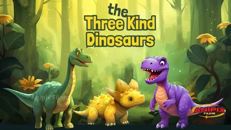 The Three Kind Dinosaurs